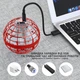 Летающий шар с LED подсветкой FlyingBall, 9,5 см, красный - изображение 5
