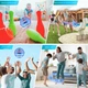 Летающий шар с LED подсветкой FlyingBall, 9,5 см, синий - изображение 5