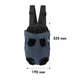 Рюкзак-кенгуру для котів та собак Lesko SY210814 Dark Blue M - зображення 5