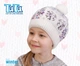 Шапка з 3D принтом tutu 03125 52-56 Біла - зображення 2