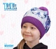 Шапка з 3D принтом tutu 03126 52-56 Бузкова - зображення 2