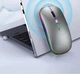 Беспроводная RGB мышь PANTXIKE с Bluetooth 5.0, 1600 DPI и встроенным аккумулятором (серый-металик) - изображение 3