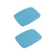 Щётка из микрофибры на ручке для мытья окон, инструмент для очистки лобового стекла / зеркал + 2 насадки из микрофибры, голубая (94894154) - изображение 5