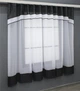 Гардина арка на кухню VR-Textil № 110к черный с белым 280х170 см (52-1044) - изображение 2
