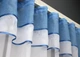 Гардина арка на кухню VR-Textil № 110к голубой с белым 280х170 см (52-1026) - изображение 4