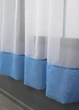 Гардина арка на кухню VR-Textil № 110к голубой с белым 280х170 см (52-1026) - изображение 5