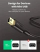 Кабель UGREEN USB 2.0 A Male to Mini 5Pin Male 1.5m Black (UGR-10385) - изображение 6