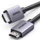 Кабель UGREEN HD153 4K Male to Male Cable HDMI v2.0 2м Gray (UGR-25299) - изображение 1