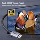 Кабель UGREEN HD153 4K Male to Male Cable HDMI v2.0 2м Gray (UGR-25299) - изображение 6