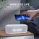 Беспроводное зарядное устройство Qi Fast Charger 15W с часами / ночником / функцией быстрой зарядки для iPhone та Android - изображение 1