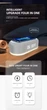 Беспроводное зарядное устройство Qi Fast Charger 15W с часами / ночником / функцией быстрой зарядки для iPhone та Android - изображение 3