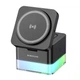Зарядка беспроводная Borofone BQ34 QI 3в1 |15W Max, RGB подсветка| Док-станция для iPhone + iWatch + Airpods - изображение 5