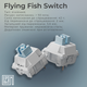 Клавиатура Epomaker Ajazz AK820 Pro Flying Fish White (AK820-PRO-W-FF) - изображение 9