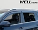 Дефлекторы окон Wellvisors с черным хромированным молдингом передние и задние Volkswagen Atlas 2018-2023 4 шт (3-847VW017) - изображение 9