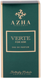 Woda perfumowana męska Azha Perfumes Verte 100 ml (6629021040518) - obraz 2