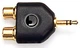 Переходник 1/8" mini Jack TRS Male - 2 x RCA Female D'Addario PW-P047C 1/8 Inch Male Stereo To Dual RCA Female - изображение 3