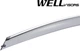 Дефлекторы окон Wellvisors с хромированным молдингом передние и задние Jeep Cherokee 2014-2022 4 шт (3-847JE007) - изображение 2
