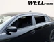 Дефлекторы окон Wellvisors с черным хромированным молдингом передние и задние Dodge Charger 2006-2011 4 шт (3-847DG011) - изображение 6
