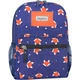 Рюкзак подростковый Bagland Молодежный mini с Лисичками на синем фоне 8 л 742 - изображение 1