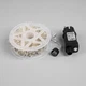 Светодиодная гирлянда мишура "Роса", 50м, 1500 LED, 220V, 8 режимов, Теплый белый - изображение 11