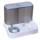 Миска для котів собак з автоматичною поїлкою 1 л і кормом 2,8 л Taotaopets 193306 Gray + White - зображення 1