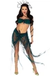 Еротичний костюм Медузи Горгони Leg Avenue Medusa Costume (топ, спідниця, нарукавники, прикраси) Зелений L - зображення 1