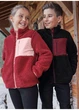 Кофта для дівчинки мехова тепла Lupilu 110-116 см бордова арт 4482 - зображення 3