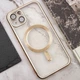 Чохол WAVE Chrome Case With MagSafe for iPhone 13 Gold - зображення 3