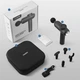Перкусійний масажер NAIPO MGG-2103 Massage Gun Black - зображення 2