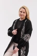 Кардиган "Вояж" чорно-білий, розмір L-XL - зображення 9