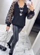 Fashions • Кофта женская Ариадна Fashions 52-56 черный (#456/а-ел) - изображение 10