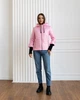 Fashions • Куртка женская с довязом на рукавах "Dream" Fashions 48 розовый (№3508-мк) - изображение 4