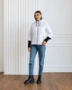 Fashions • Куртка женская с довязом на рукавах "Dream" Fashions 44 белый (№3508-мк) - изображение 2