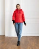 Fashions • Куртка женская с довязом на рукавах "Dream" Fashions 54 красный (№3508-мк) - изображение 4