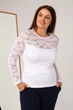 Fashions • Женская базовая кофта "Изабелла" Fashions 3XL белый (7428-ни) - изображение 1