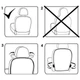 Защитный чехол на спинку переднего сиденья Leluno Защитная накладка в авто от грязи 66 см * 43,5 см Черный - изображение 7