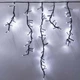 Уличная гирлянда бахрома Фейерверк 240 LED, 2,5x0,6м, черный каучук, 220В, IP65, Холодный белый - изображение 1