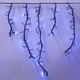 Уличная гирлянда бахрома Фейерверк 240 LED, 2,5x0,6м, черный каучук, 220В, IP65, Синий - изображение 1