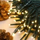Вулична гірлянда бахрома Феєрверк 240 LED, 2,5x0,6 м, чорний каучук, 220 В, IP65, Теплий білий - зображення 4