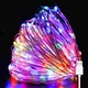 Светодиодная гирлянда нить Роса 50м, от USB, 500 LED, 8 режимов, IP44, Мультиколор - изображение 1
