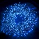 Уличная гирлянда бахрома Фейерверк 240 LED, 2,5x0,6м, черный каучук, 220В, IP65, Синий - изображение 8