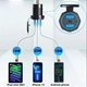 Адаптер врезной USB зарядка QC 3.0+PD Type-C 20W с кнопкой в отверстие прикуривателя - изображение 3