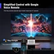 Проектор HY450 900ANSI Android 11 8K 1080P Wifi6 Голосове керування Allwinner H716 електронний фокус, домашній кінотеатр - зображення 5