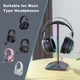 Подставка для игровых наушников New Bee Z8 с RGB подсветкой Black - изображение 7