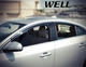 Дефлекторы окон Wellvisors с хромированным молдингом передние и задние Volvo S60 2011-2018 4 шт (3-847VO002) - изображение 8