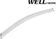 Дефлекторы окон Wellvisors с хромированным молдингом передние и задние Kia Sedona 2015-2021 4 шт (3-847KA019) - изображение 5