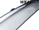 Дефлекторы окон Wellvisors с хромированным молдингом передние и задние Volvo V60 2015-2018 Hatchback 4 шт (3-847VO004) - изображение 4