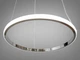 LED підвісна люстра в спальню, THE LIGHT 26 Вт, хром - зображення 1