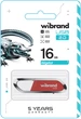 Флеш память USB Wibrand Aligator 16GB USB 2.0 Red (WI2.0/AL16U7DR) - изображение 2