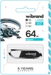 Флеш память USB Wibrand Aligator 64GB USB 2.0 Black (WI2.0/AL64U7B) - изображение 2